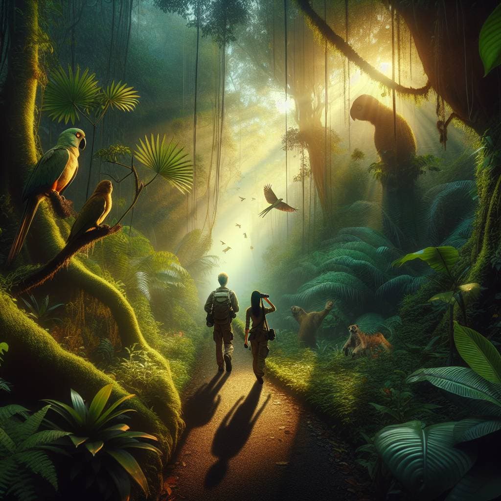 Ecotourists in jungle: An Introduction to ecotourism.