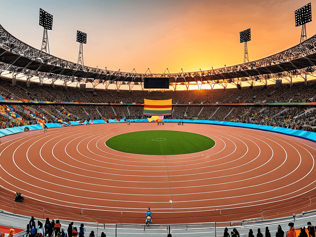 Modern Olympic Embers Glow