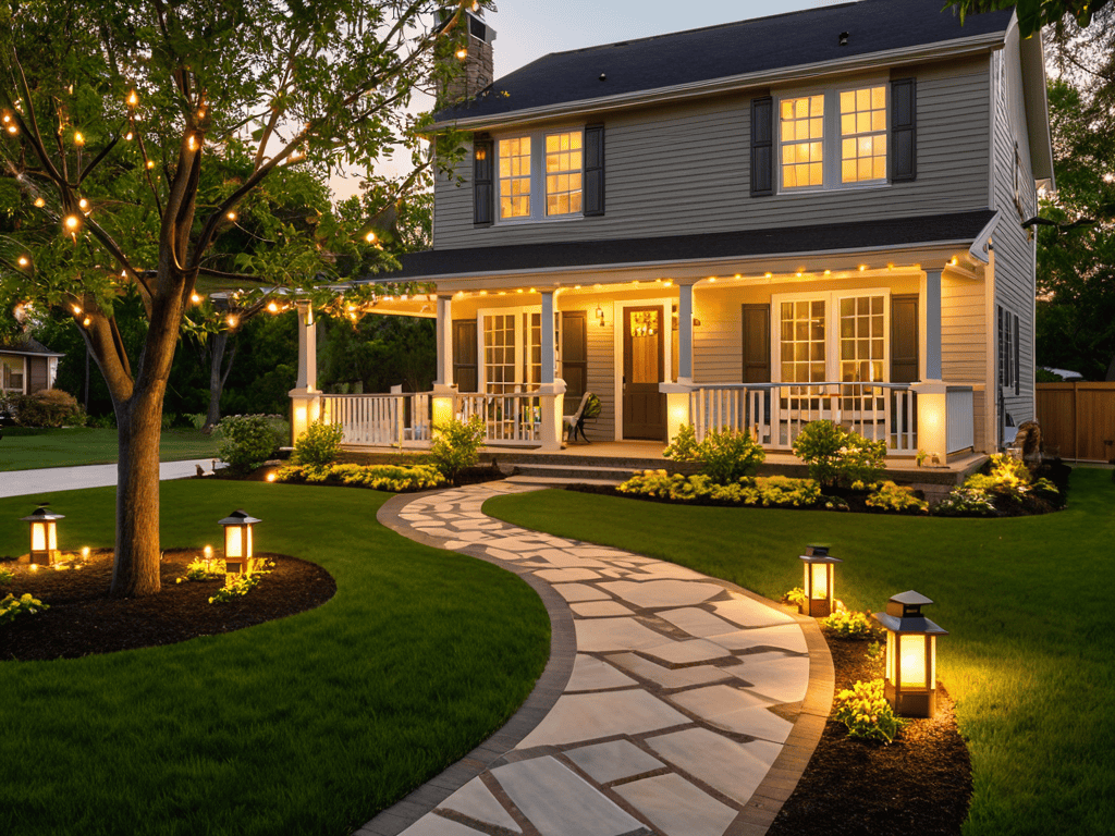 Diy Home Exterior Improvements outdoor lighting