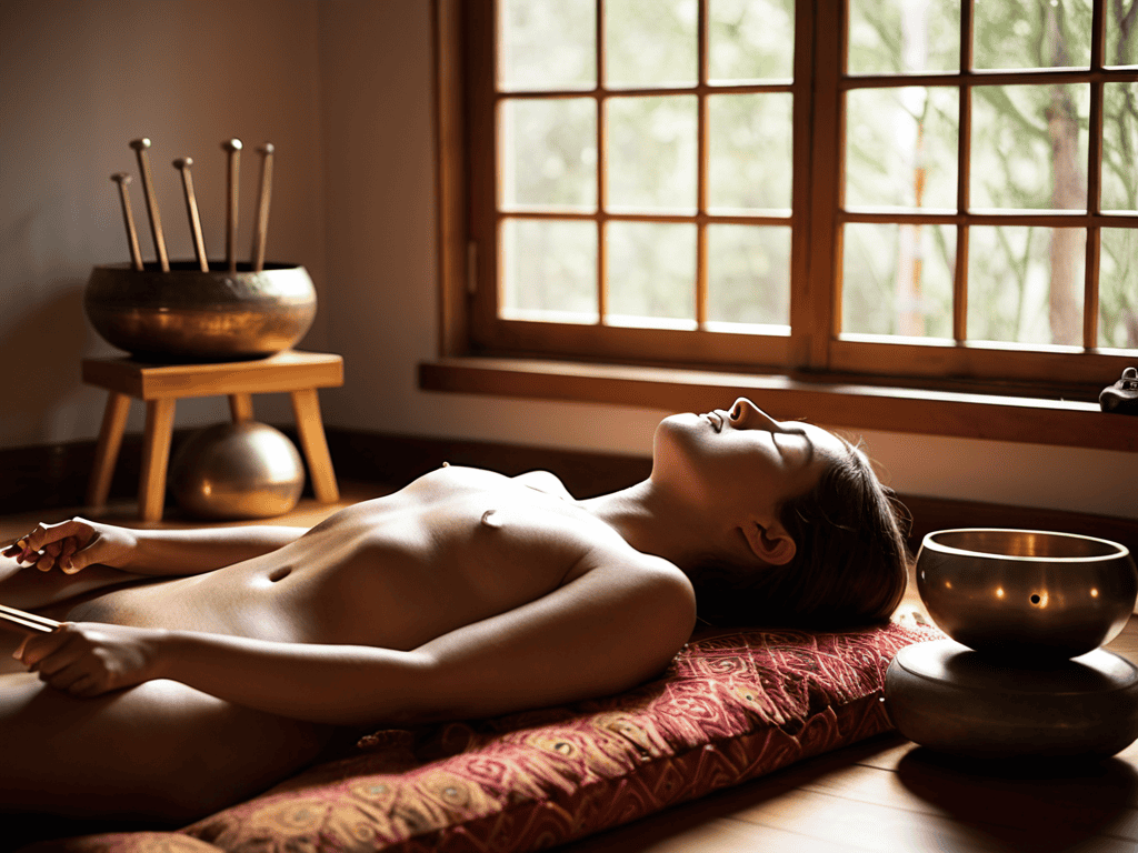 Sound Bath Healing therapy session