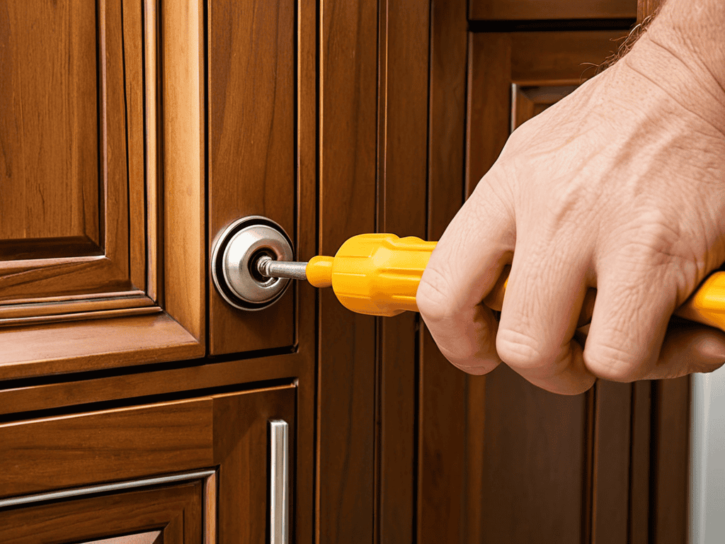 Installing Cabinet Hardware