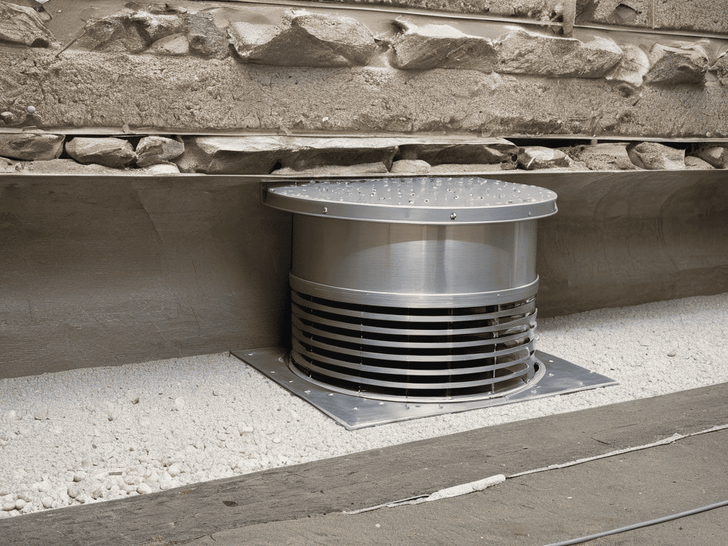 Hydrostatic Foundation Vent installation