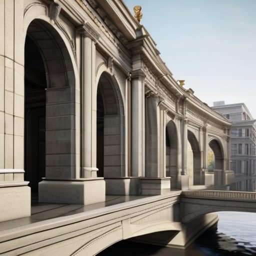 Bank Loans: stable financing bridge concept image