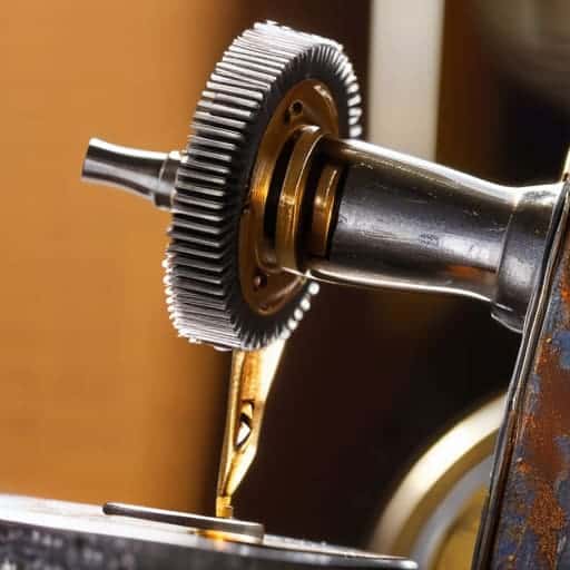 Timeless Stitches: Restoring a Vintage Mechanical Sewing Machine 3 Cleaning Rusted Sewing Machine Parts a Gentle Tech Revival