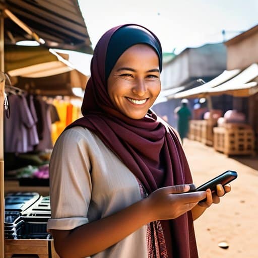 Illustration of DeFi Lending for Micro-Entrepreneurs