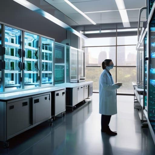 Synthetic Biology data pipelines coding life illustration