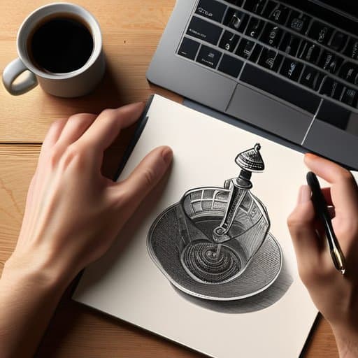 The resurgence of hand-drawn logos on paper