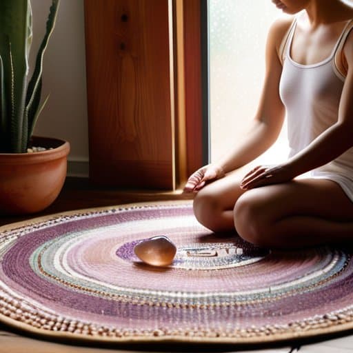 Cover image using crystals for emotional balance