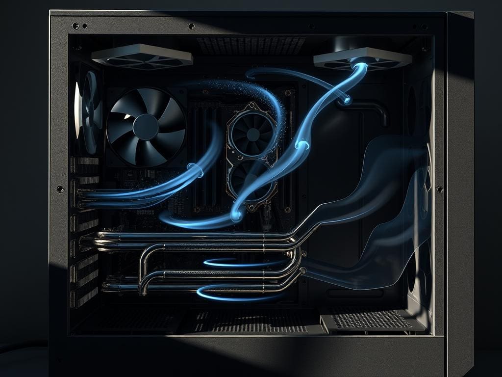 airflow cooling efficiency in PC cases