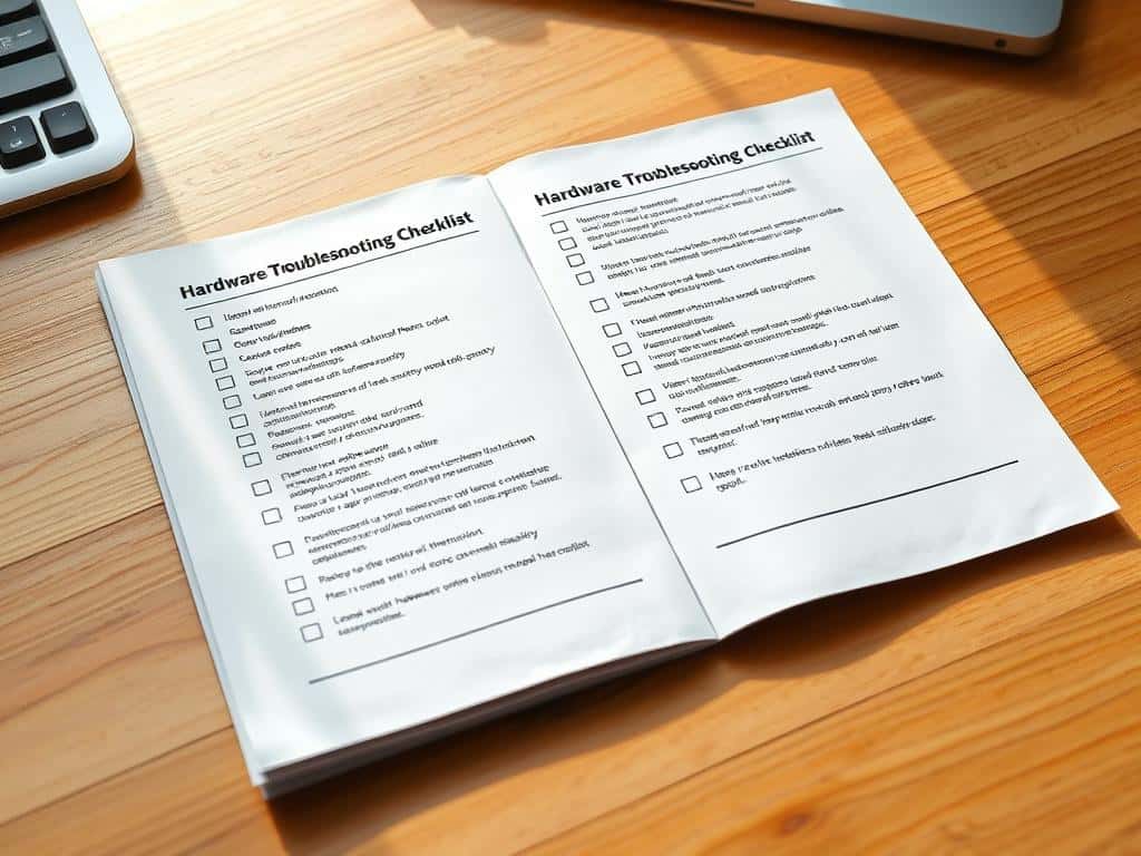 hardware troubleshooting checklist hardware troubleshooting checklist