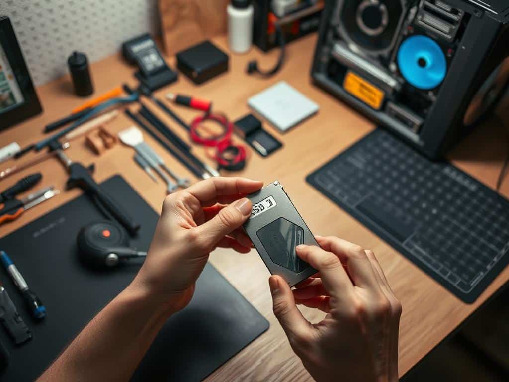preparing for SSD installation